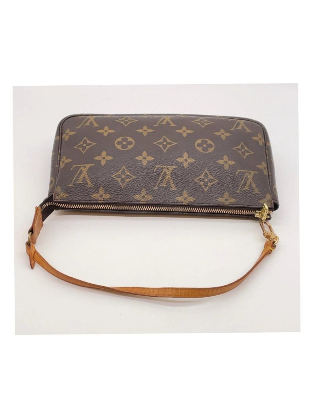 Authentic Louis Vuitton Pochette Accessoires Monogram Canvas Shoulder Bag - Picture 11 of 16